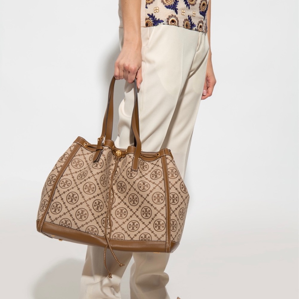 Tory Burch Hazelnut Bucket Tote